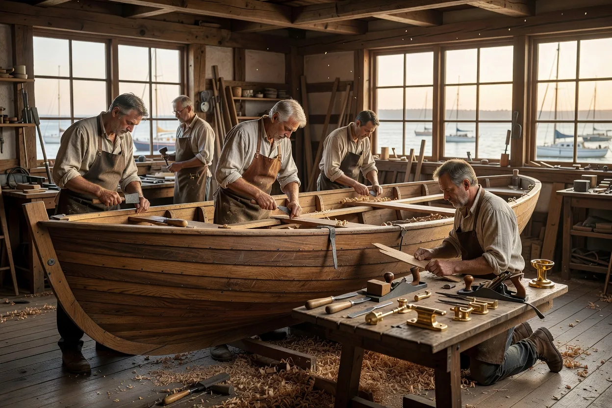 Wooden Yacht Building
