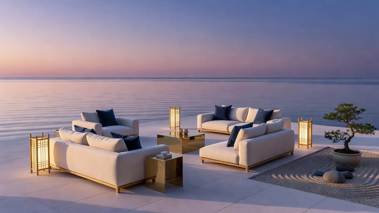 Terrace at Dusk